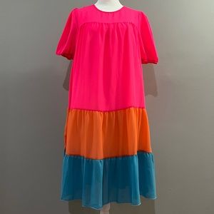 HP🎉 SHEIN | Tri-Colored Layered Dress
